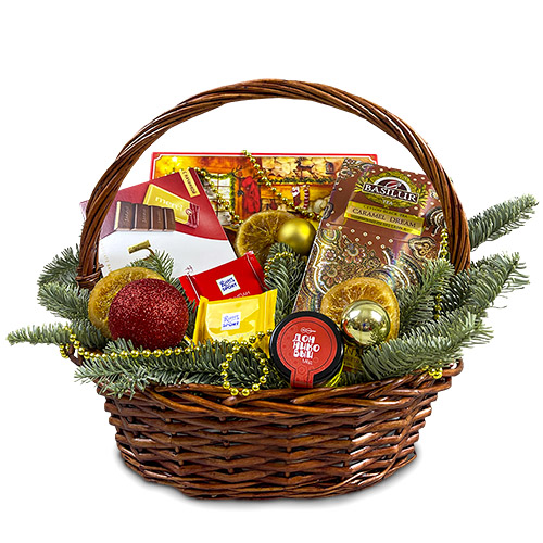 "Новогоднее чудо". Подарочная корзина