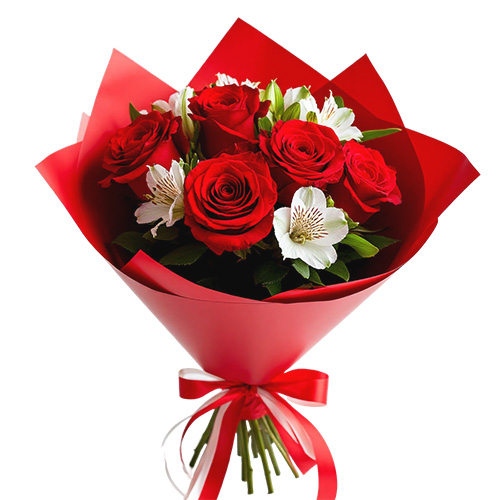 "Контрастный акцент". Букет сборный