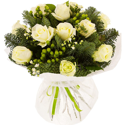 "Снежное очарование". Букет зимний