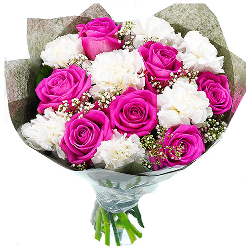 "Малиновый зефир". Букет сборный