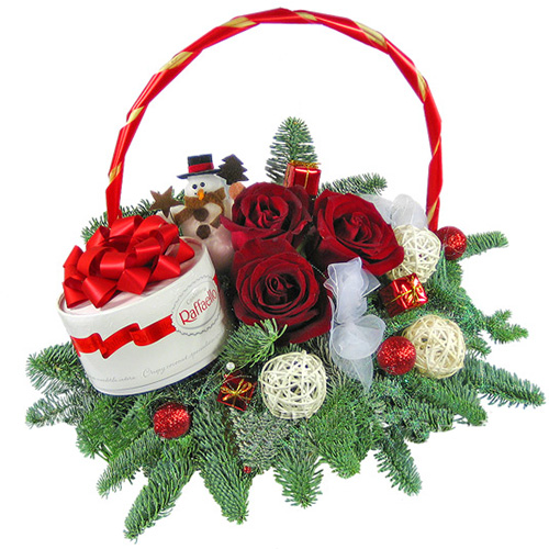 "С Новым Годом!". Корзина новогодняя