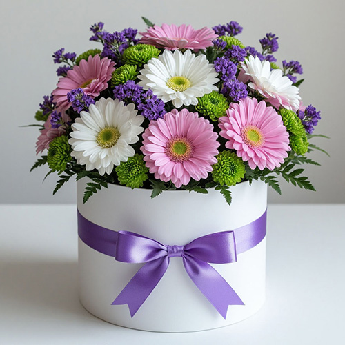 "Танцующие краски". Цветочная композиция