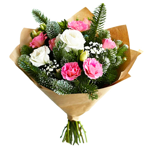 "Снежная сказка". Букет зимний