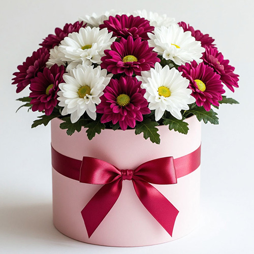 "Дуэт оттенков". Композиция в коробке