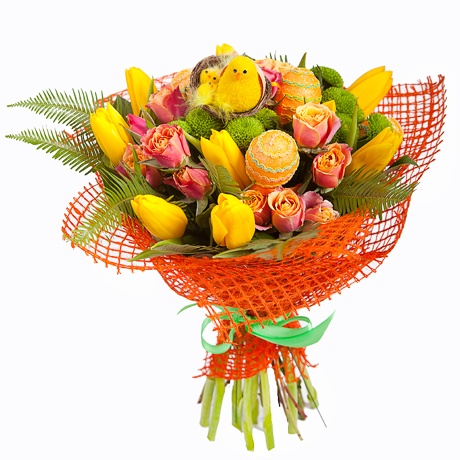 "Весна пасхальная". Букет сборный